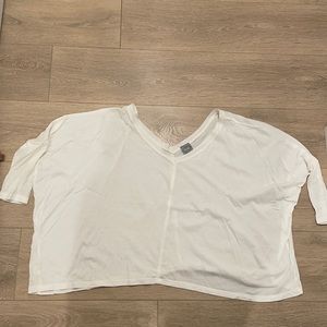 NWOT Bobi Dolman Sleeve Loose Tee - White - Size S